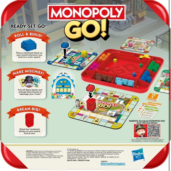 Monopoly GO! Board Game | Inspired by The Popular Mobile Board Game | Ages 8+ - Picture 1 of 11